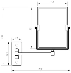 Vale Designs Wall Mounted Rectangular Shaving Mirror - Chrome -Bathroom Supplies Sales 2024 f6f6873e af79 455d a6c2 96be74d94556