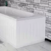 Ceramica White Gloss MDF Tongue And Groove Bath End Panel - 700mm -Bathroom Supplies Sales 2024 f7280bef 8ad7 4553 9628 4b17c615b60b