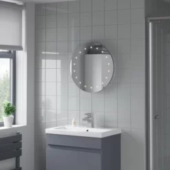 Artis Relucent Round LED Bathroom Mirror 500 X 500mm - Mains Power