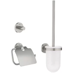 Grohe Essentials 3-in-1 City Accessories Set SuperSteel 40407DC1