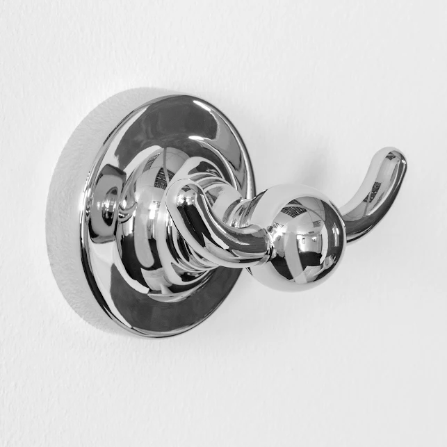 Croydex Worcester Flexi-Fix Chrome Robe Hook - QM461741 5 Croydex Worcester Flexi-Fix Chrome Robe Hook - QM461741 - Image 3