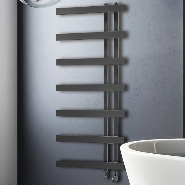 Solaro Heated Towel Rail Anthracite 500 X 1200mm 3 Solaro Heated Towel Rail Anthracite 500 X 1200mm