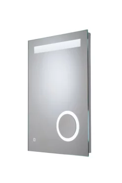 Croydex Carrock LED Bathroom Mirror With Demister Pad 640 X 405mm - Mains Power