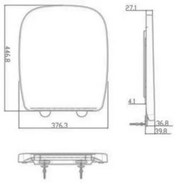 Affine Bayeux Soft Close Square Toilet Seat - Top Fix White 13 Affine Bayeux Soft Close Square Toilet Seat - Top Fix White -Bathroom Supplies Sales 2024 ffd6f504 3842 4a6c b04a b73e45767423